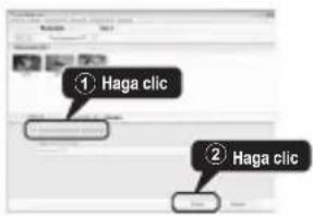 JVC Everio GZ-E300 - Seleccione los archivos para realizar la copia de seguridad. - 1