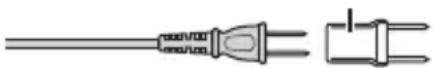 JVC Everio GZ-E300 - USING HOUSEHOLD AC PLUG ADAPTER - 1