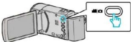 JVC Everio GZ-EX310 - Open the LCD monitor. - 1