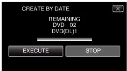 JVC Everio GZ-EX310 - Tap "EXECUTE". - 1
