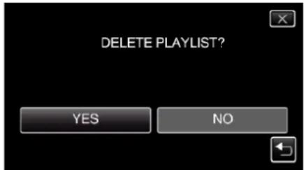JVC Everio GZ-EX310 - Deleting Playlists - 7