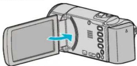 JVC Everio GZ-EX310 - Inserting an SD Card - 1