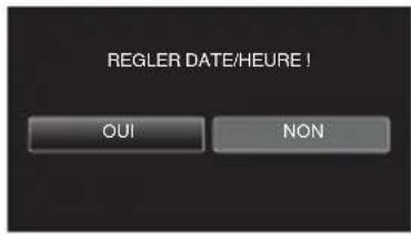 REGLER DATE/HEURE ! OUI NON