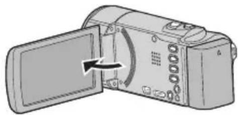 JVC Everio GZ-EX200BE - Відкрийте РК-екран. - 1
