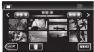 JVC Everio GZ-EX205RE - Lecture/suppression de fichiers sur cet appareil - 1