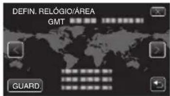 DEFIN. RELÓGIO/ÁREA GMT GUARD.