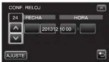 JVC Everio GZ-EX315BE - Ajuste la fecha y la hora. - 1