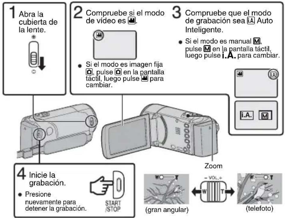 JVC Everio GZ-EX315SE - ■ Para cambiar la configuración - 1