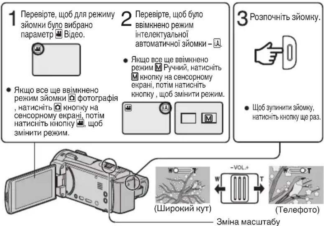 JVC Everio GZ-EX510BE - ■ Щоб змінити налаштування - 1