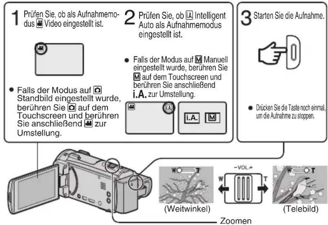 JVC Everio GZ-EX510BE - ■ Ändern der Einstellung - 1