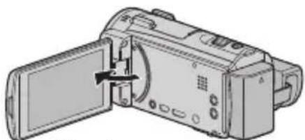 JVC Everio GZ-EX515BE - Відкрийте РК-екран. - 1