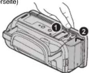 JVC Everio GZ-GX1BE - Laden des Akkus - 2