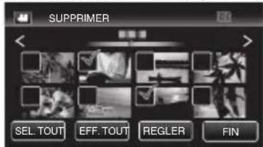 JVC Everio GZ-GX1BE - Lecture/suppression de fichiers sur cet appareil - 2