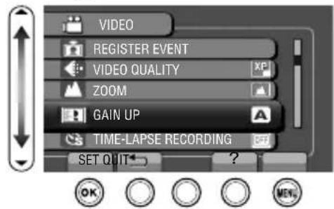 JVC Everio GZ-HD620 - Using the Menu - 2