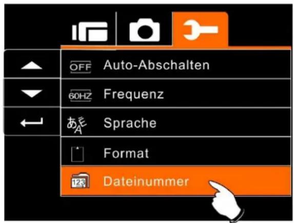 AIPTEK AHD H500 - Dateinummer(Standardeinstellung: Serie) - 1