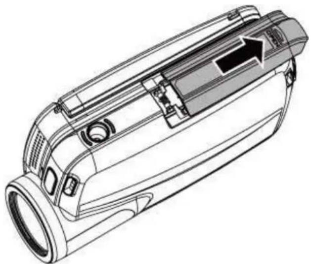 AIPTEK AHD H500 - Come montare la batteria - 1