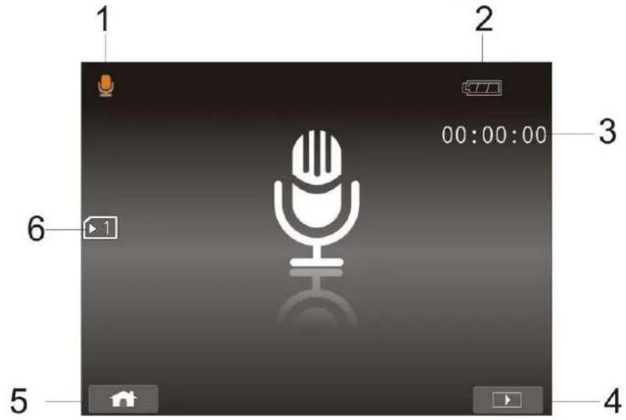 AIPTEK AHD H500 - Mode enregistrement vocal - 1