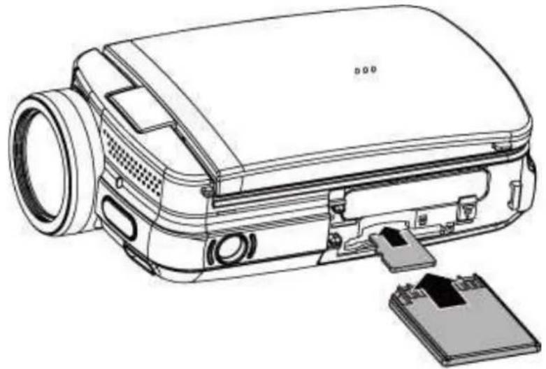 AIPTEK AHD H500 - Come inserire le Schede SD - 2
