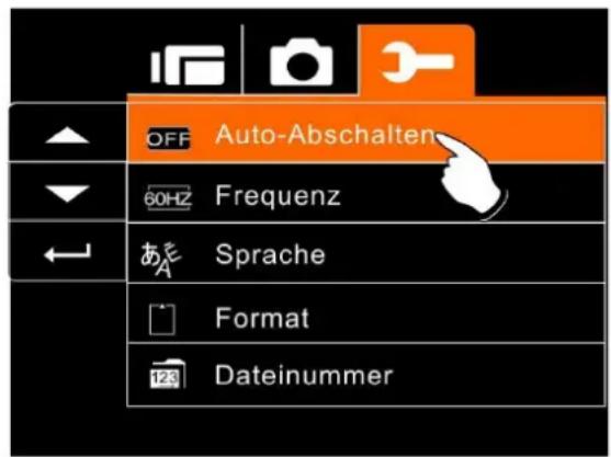AIPTEK AHD H500 - Auto-Abschalten - 1