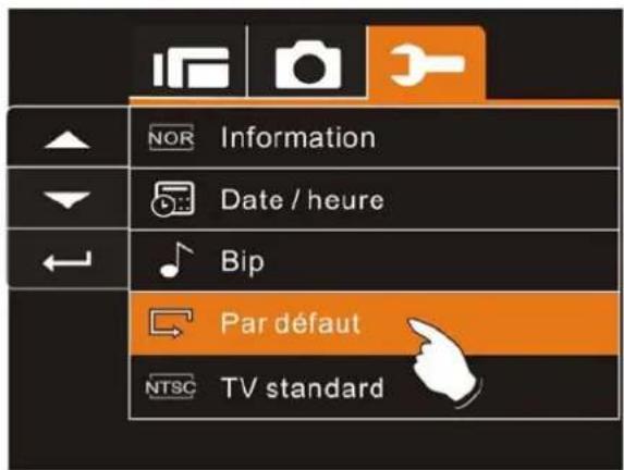 AIPTEK AHD H500 - Réglages par défaut - 1