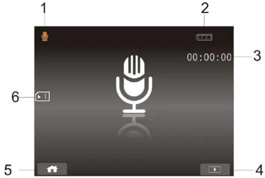 AIPTEK AHD H500 - Nella Modalità Registrazione Voce - 1