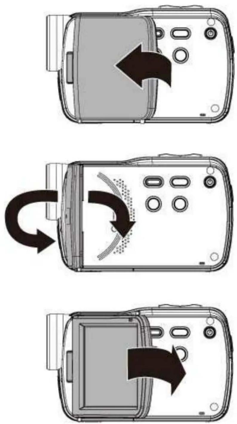 AIPTEK AHD H500 - Einstellen des LCD-Displays - 1