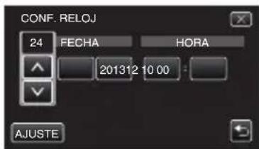 JVC Everio GZ-VX810 - Ajuste la fecha y la hora. - 1