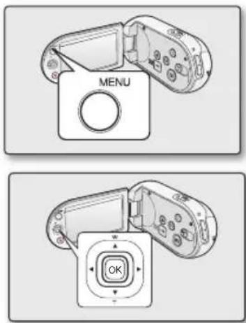 SAMSUNG SMX-C10RP - MODIFICATION DES REGLAGES DE MENU - 2