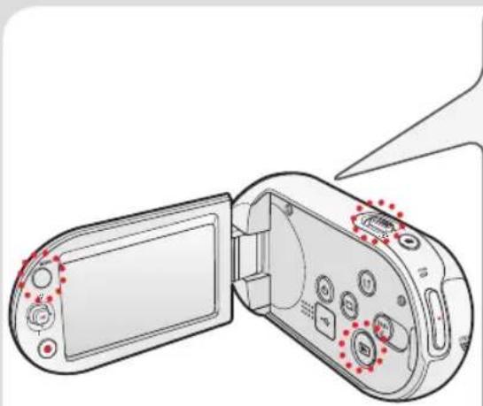 SAMSUNG SMX-C10RP - Modifi cation des modes de fonctionnement - 1