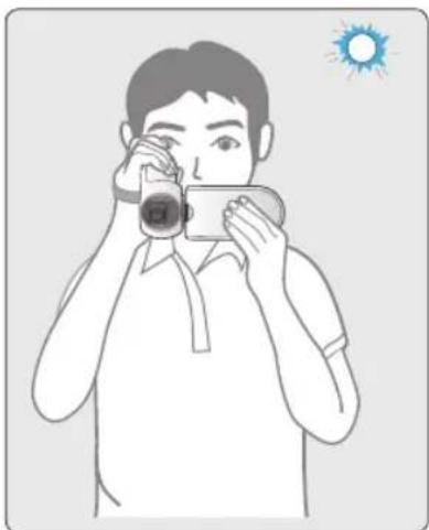 SAMSUNG SMX-C10RP - Réglage de l'angle de prise de vue - 2