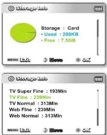 SAMSUNG SMX-C10RP - Storage Info (Info mémoire) - 2