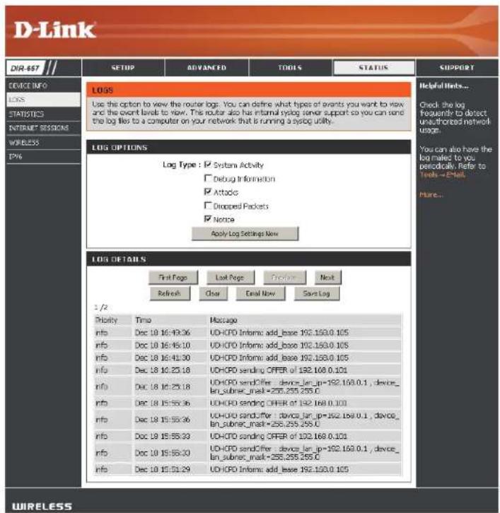 D-LINK DIR-657 - Journal - 1