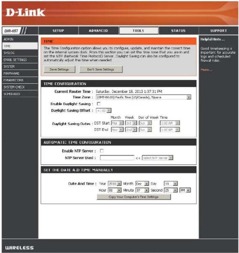 D-LINK DIR-657 - Paramètres administrateur - 2