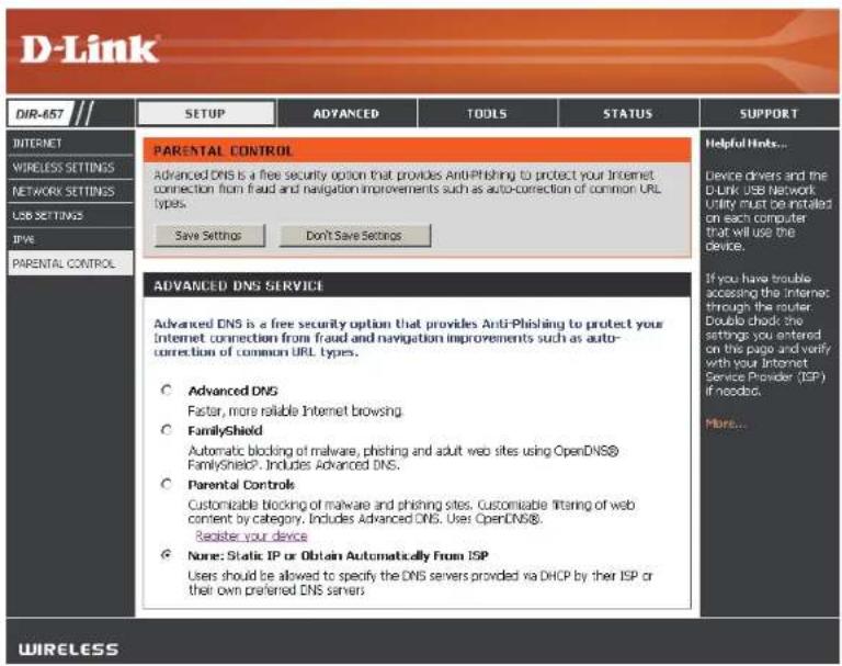 D-LINK DIR-657 - Parental Controls (Contrôles parentaux) - 1