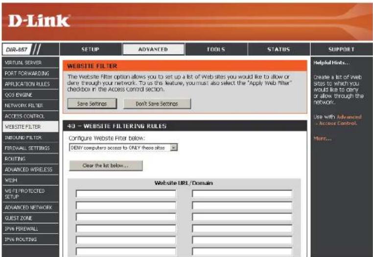 D-LINK DIR-657 - Assistant de contrôle d'accès - 8