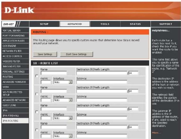 D-LINK DIR-657 - Paramètres réseau avancés - 4