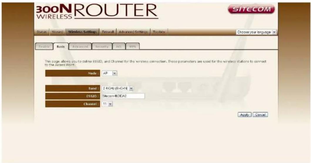 SITECOM WL-306 - Basic Settings - 1