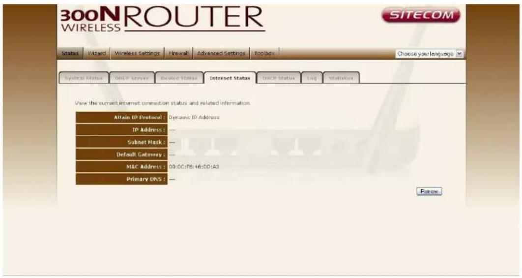 SITECOM WL-306 - Internet Status - 1