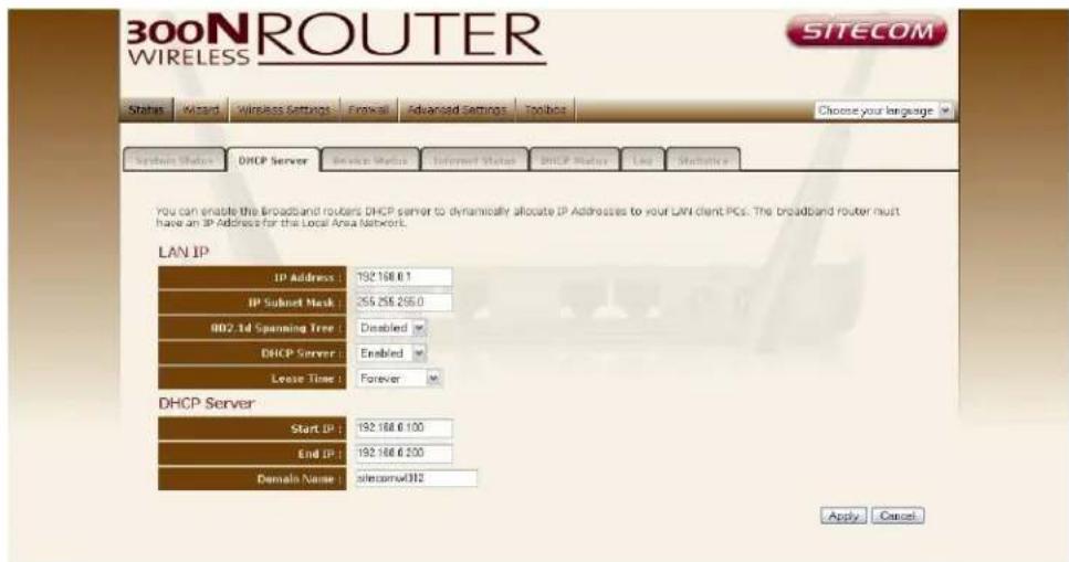 SITECOM WL-306 - LAN settings - 1