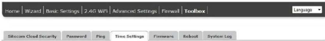 SITECOM WLM-2600 - Time Settings - 1