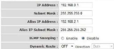 SITECOM WLM-2600 - LAN Settings - 1