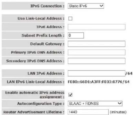 SITECOM WLM-2600 - IPv6 Connection Type - 1