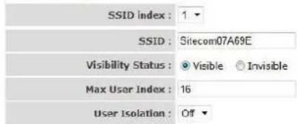 SITECOM WLM-2600 - SSID Settings - 1