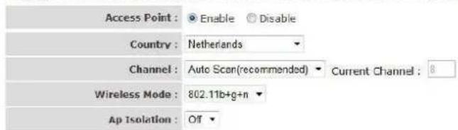 SITECOM WLM-2600 - Wireless Basic Settings - 1