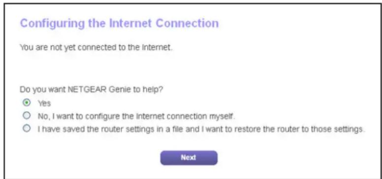 NETGEAR R6250 - To use NETGEAR genie to set up your router: - 1