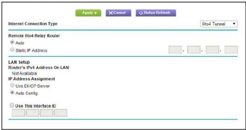 NETGEAR R6250 - IPv6 6to4 Tunnel - 1