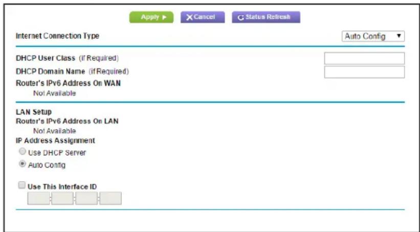 NETGEAR R6250 - IPv6 Auto Config - 1