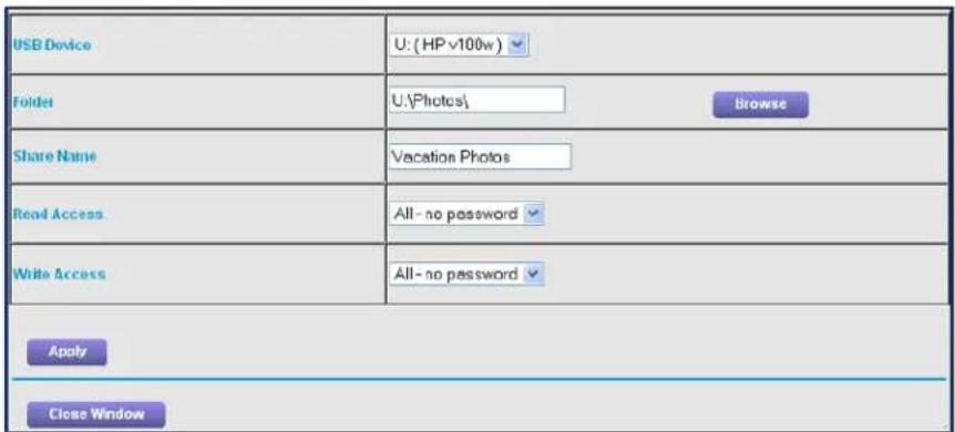 NETGEAR R6250 - Click Create Network Folder. - 1