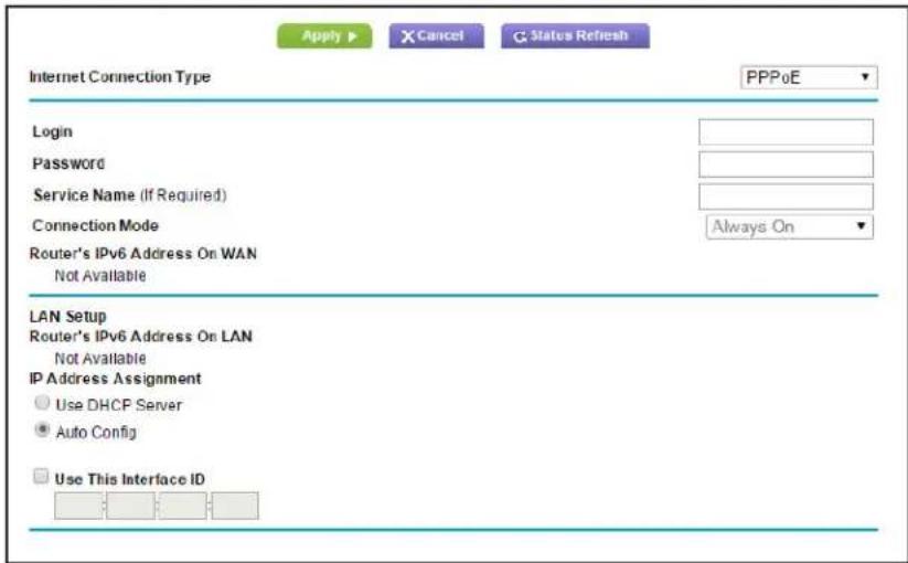 NETGEAR R6250 - IPv6 PPPoE - 1