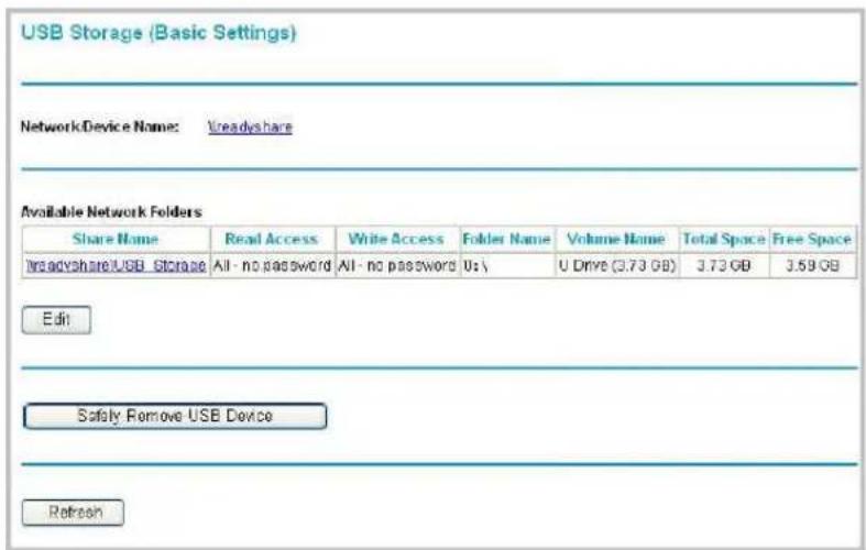 NETGEAR WNR2200 - USB Storage Basic Settings - 1